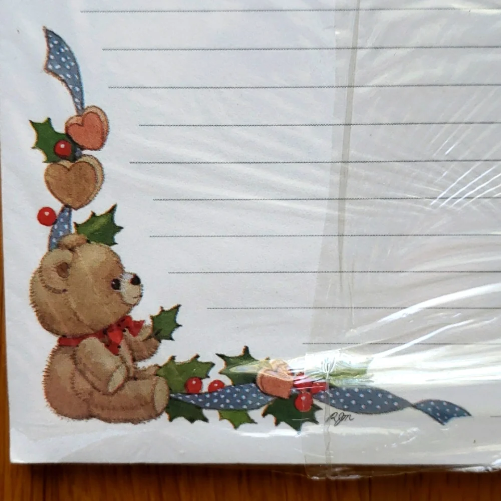 NWOT Christmas Stationary Pad